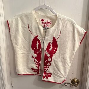 Tombolo Lobster Terry Crop Top